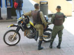 Nearly as fetching as Colombian police riders..